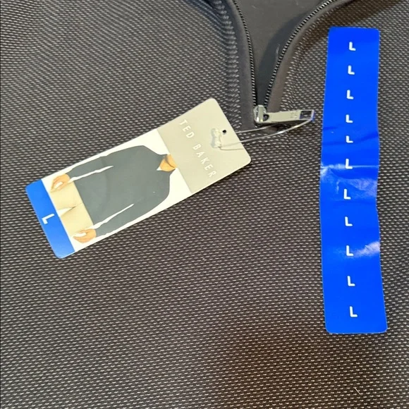 Ted Baker Black Quarter-Zip Sweater - Picture 3 of 9